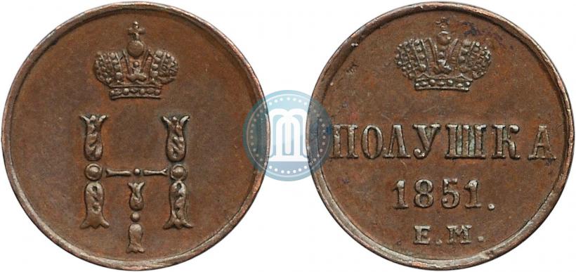Picture Polushka 1850 year ЕМ 