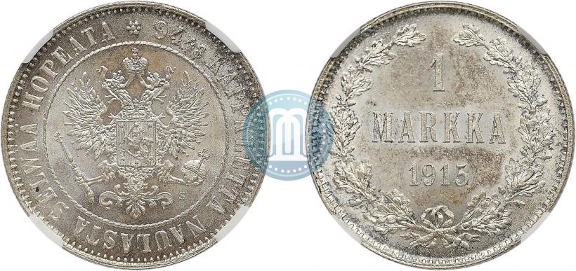 Picture 1 markka 1915 year S 