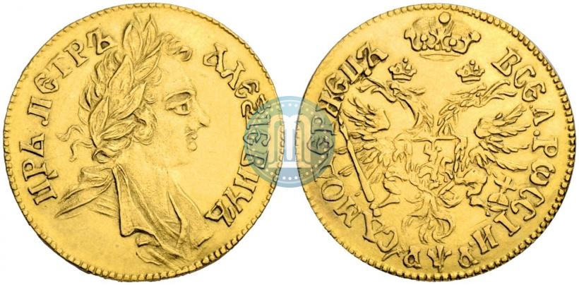 Фото 2 червонца 1701 года  