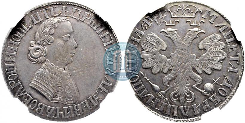 Picture Poltina 1705 year  "Portrait by F. Alekseev"