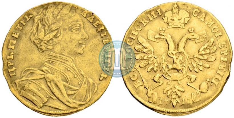 Picture 1 ducat 1711 year  