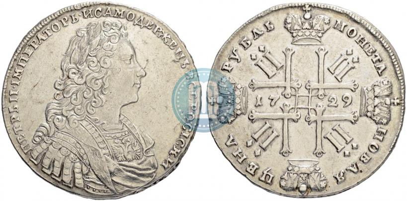 Picture 1 rouble 1729 year  "Type of 1728"