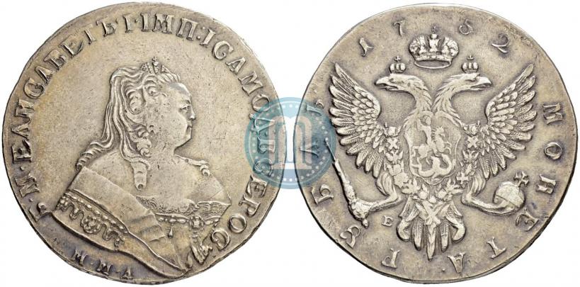Picture 1 rouble 1752 year ММД-Е 
