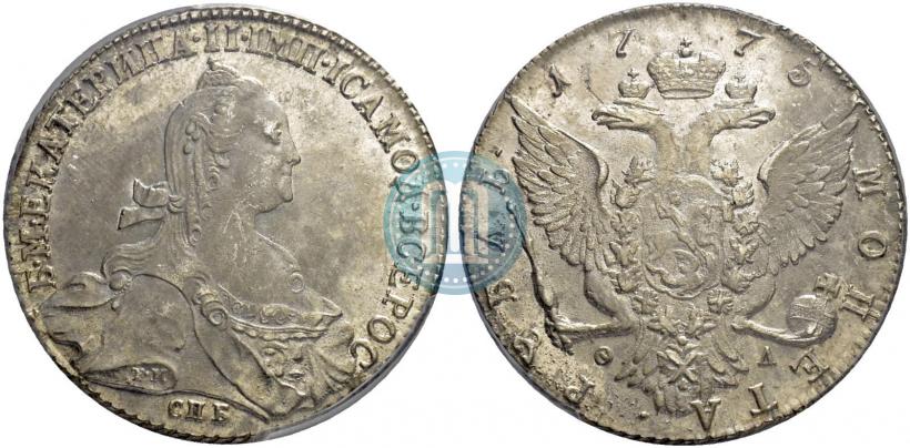 Picture 1 rouble 1775 year СПБ-ФЛ 