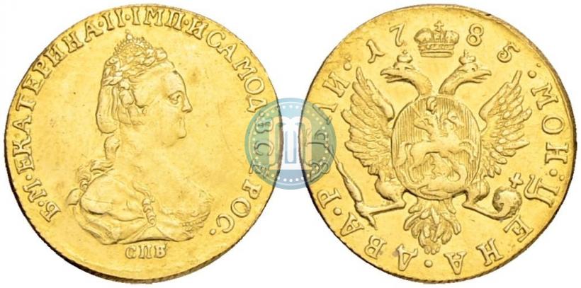 Picture 2 roubles 1785 year СПБ 