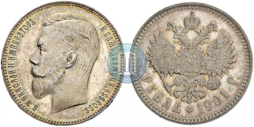 Picture 1 rouble 1901 year (АР) 