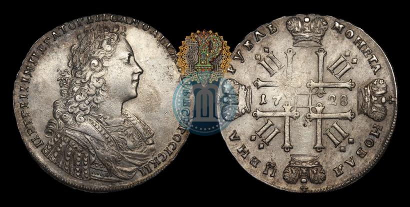 Фото 1 рубль 1728 года  "Тип 1728"