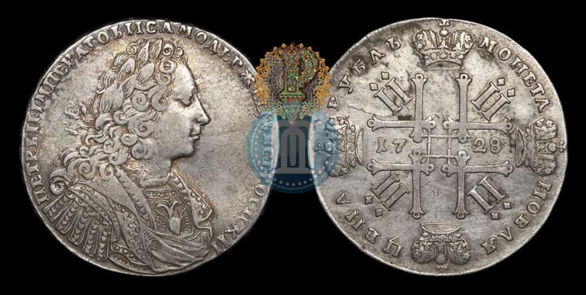 Picture 1 rouble 1728 year  "Type of 1728"