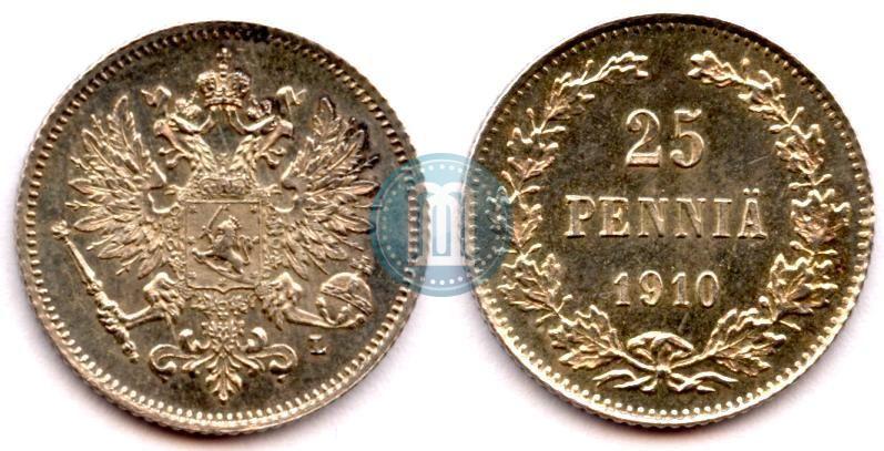 Фото 25 пенни 1910 года L 