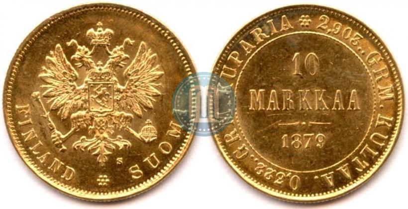 Picture 10 markkaa 1879 year S 