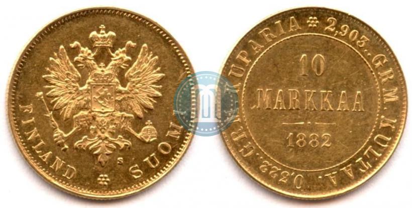 Picture 10 markkaa 1882 year S 