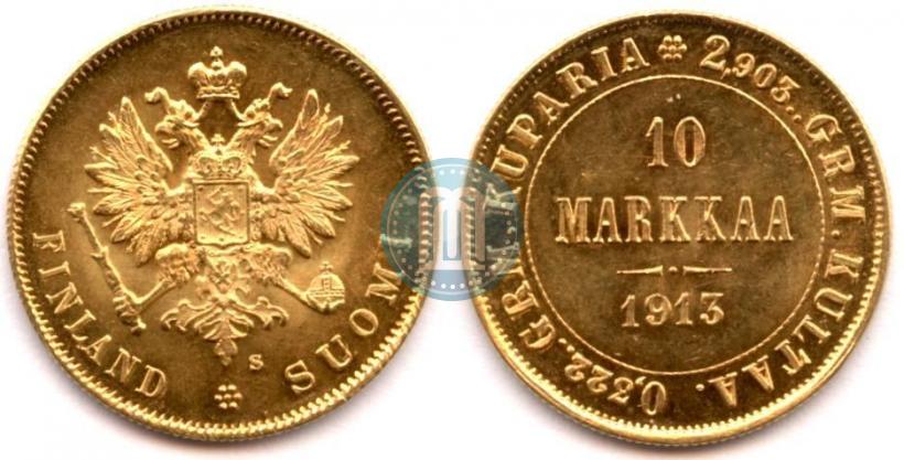 Фото 10 марок 1913 года S 