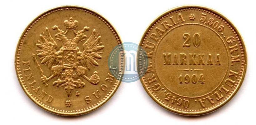 Picture 20 markkaa 1904 year L 