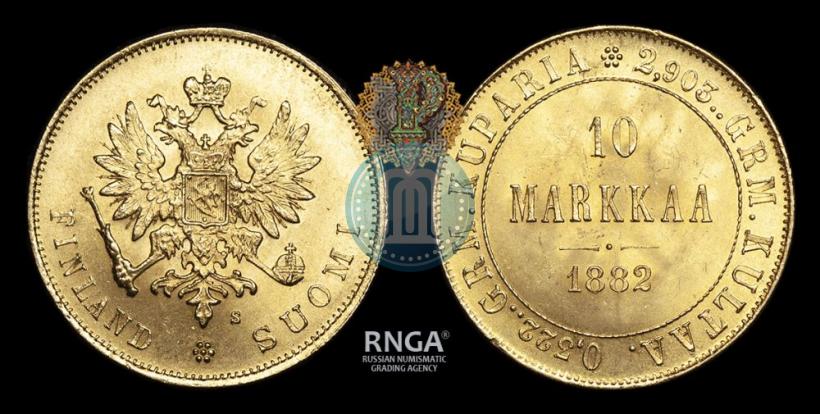 Фото 10 марок 1882 года S 