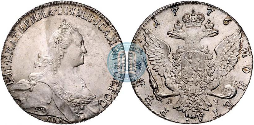 Picture 1 rouble 1776 year СПБ-ЯЧ 