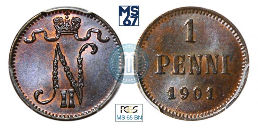 Picture 1 penni 1901 year  