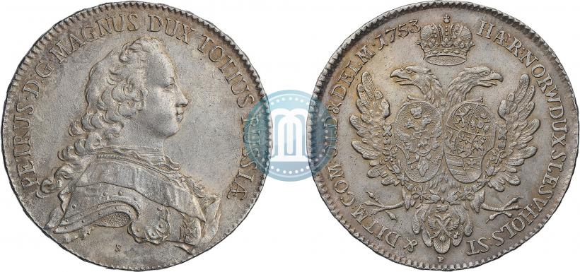 Фото Талер 1753 года P "Альбертусталер"