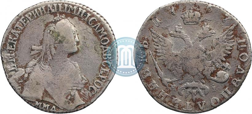 Фото Полуполтинник 1767 года ММД-EI 