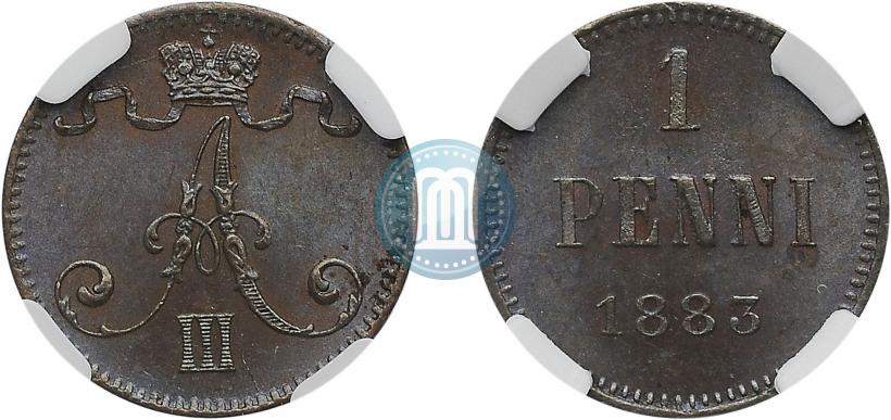 Picture 1 penni 1883 year  