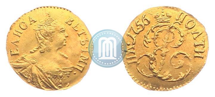 Фото Полтина 1756 года  