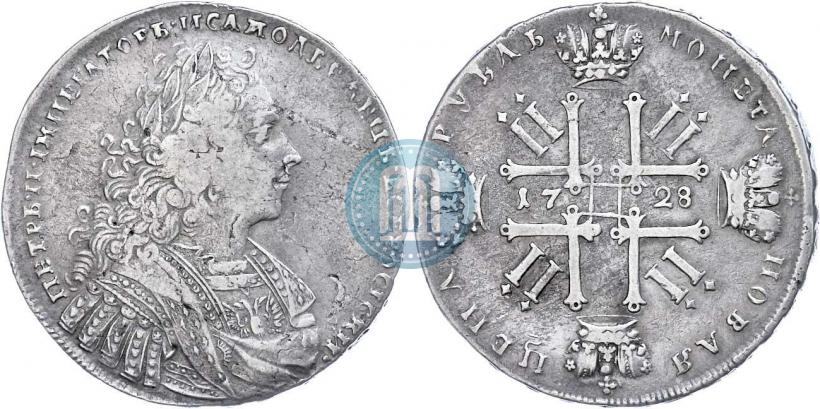 Picture 1 rouble 1728 year  "Type of 1728"
