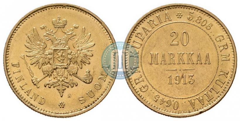 Picture 20 markkaa 1913 year S 