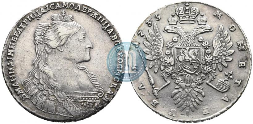 Picture 1 rouble 1735 year  