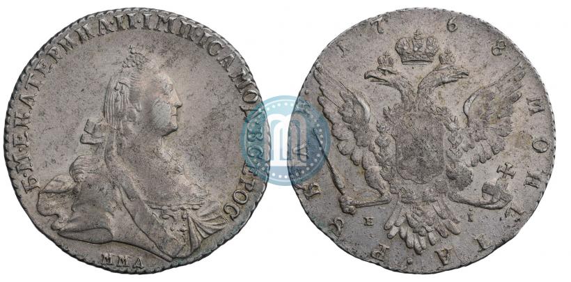 Picture 1 rouble 1768 year ММД-EI 