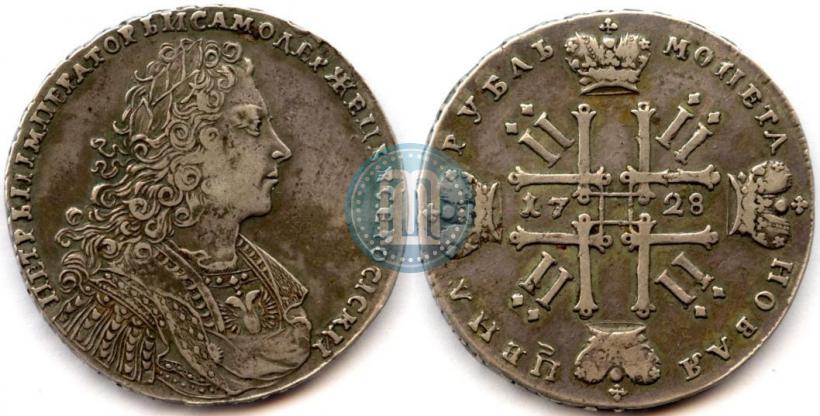 Picture 1 rouble 1728 year  "Type of 1728"