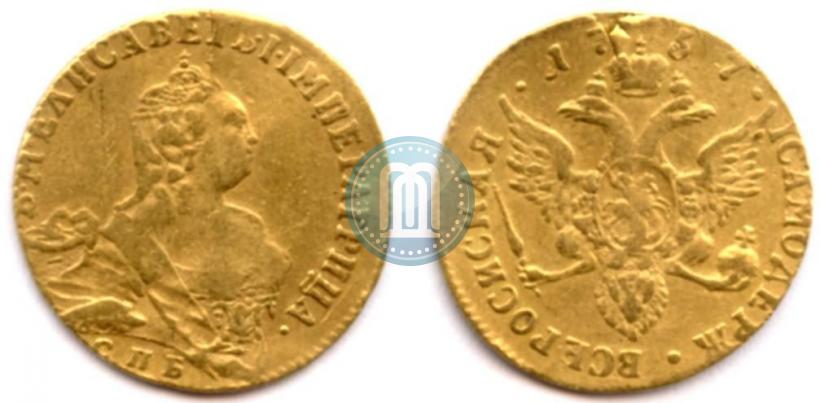 Picture 1 ducat 1757 year СПБ-Ю 