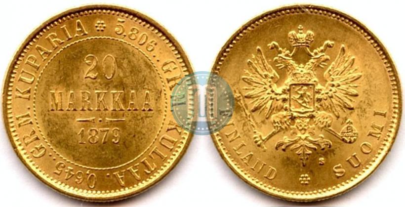 Picture 20 markkaa 1879 year S 