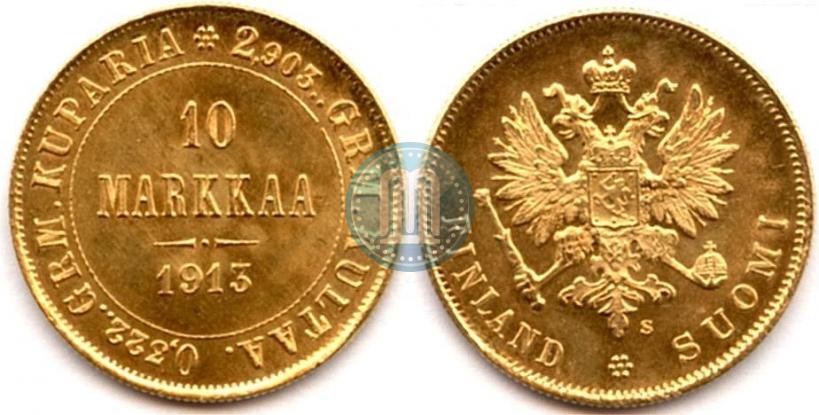 Фото 10 марок 1913 года S 