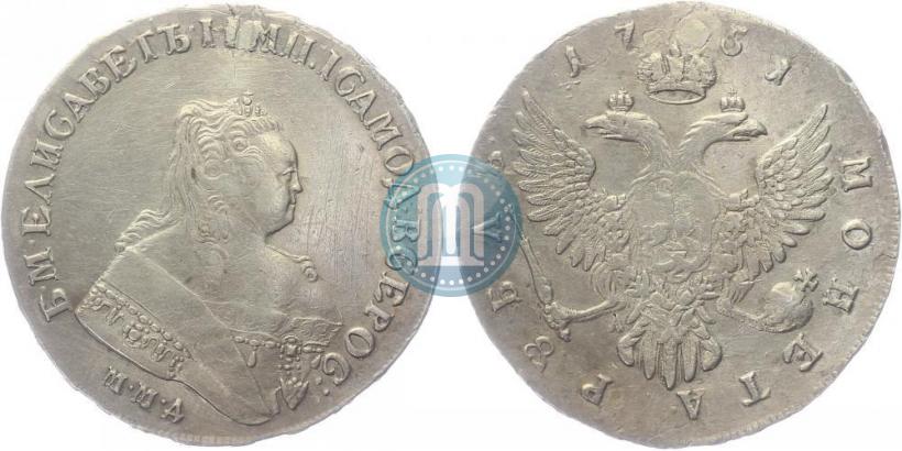 Picture 1 rouble 1751 year ММД 