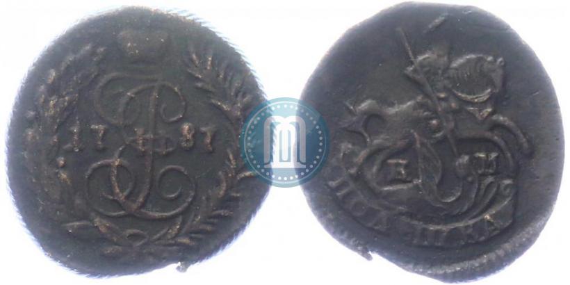 Фото Полушка 1787 года КМ 