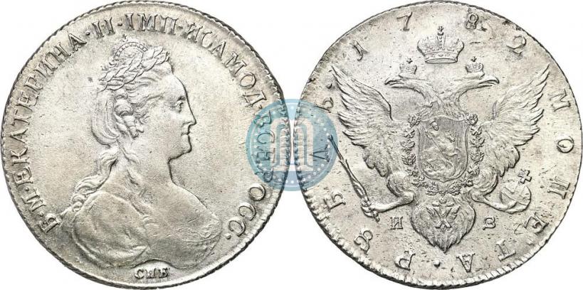 Picture 1 rouble 1782 year СПБ-ИЗ 