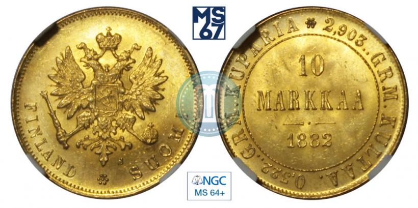 Picture 10 markkaa 1882 year S 
