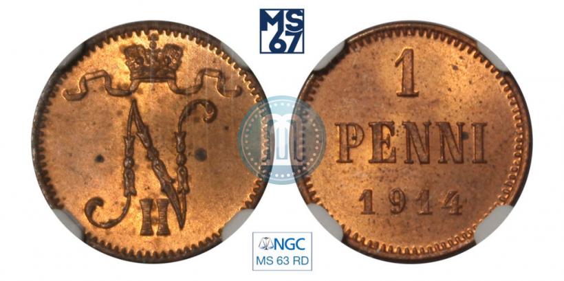 Picture 1 penni 1914 year  