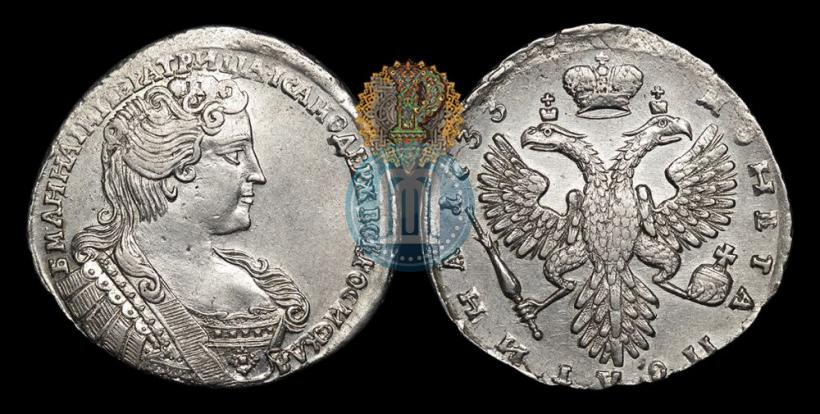 Фото Полтина 1733 года  