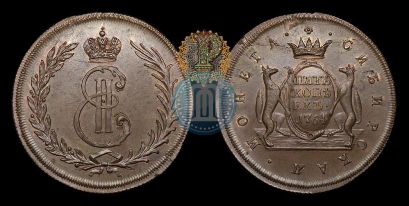 Фото 5 копеек 1764 года  