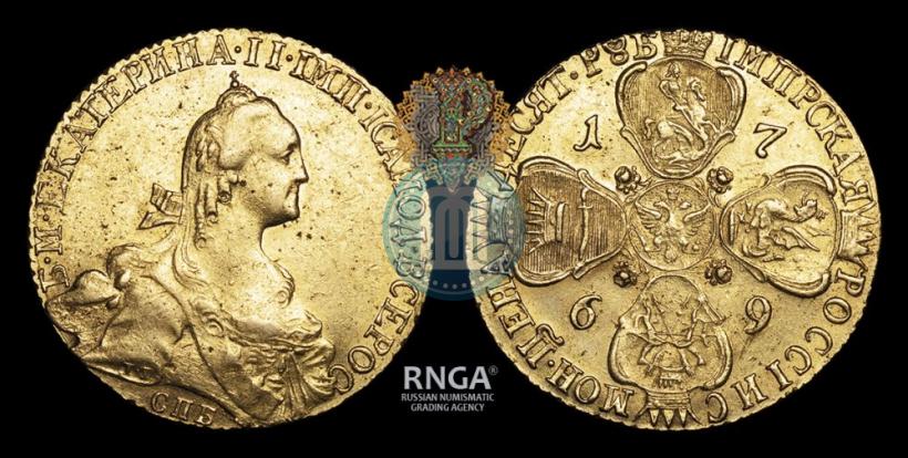 Picture 10 roubles 1769 year СПБ 