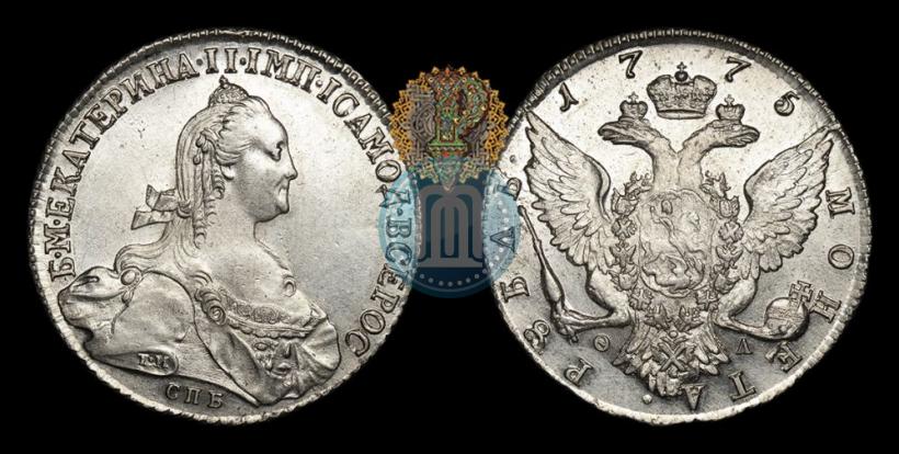 Picture 1 rouble 1775 year СПБ-ФЛ 