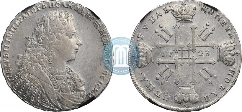 Picture 1 rouble 1728 year  "Type of 1728"