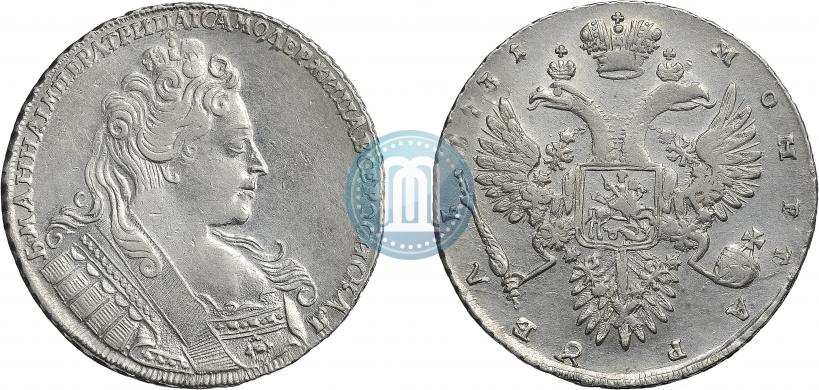 Picture 1 rouble 1731 year  