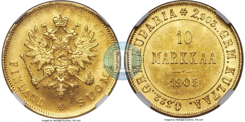 Фото 10 марок 1905 года L 