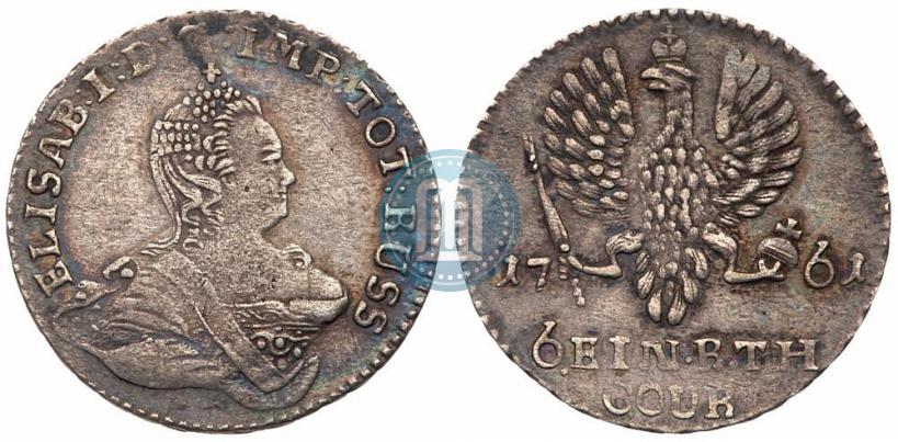 Picture 1/6 Thaler 1761 year  