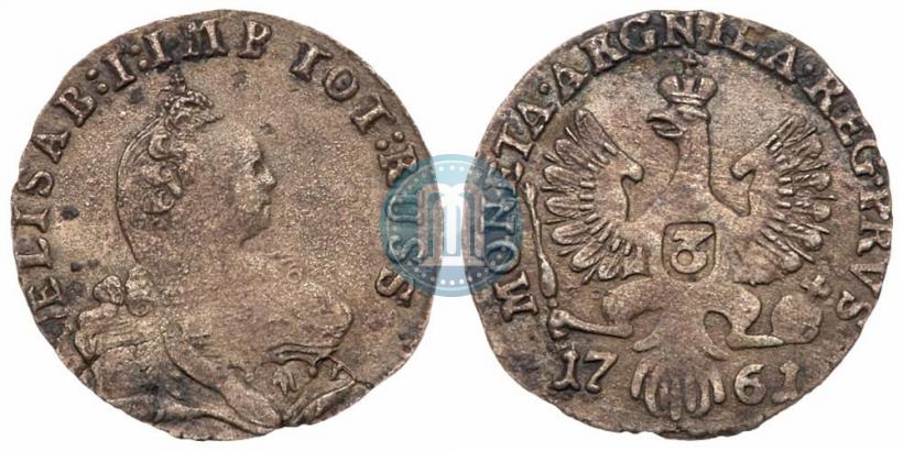 Picture 3 grosze 1761 year  