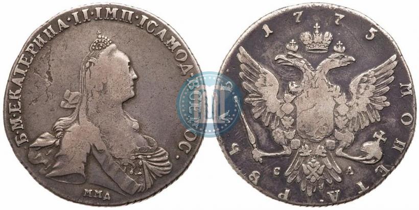 Picture 1 rouble 1775 year ММД-СА 