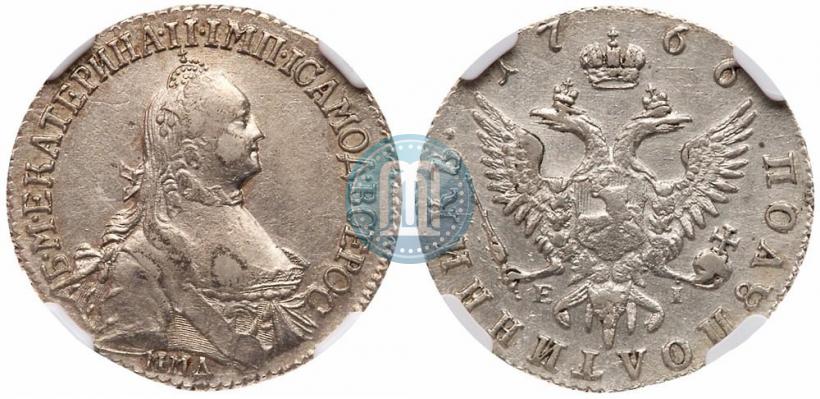 Фото Полуполтинник 1766 года ММД-EI 