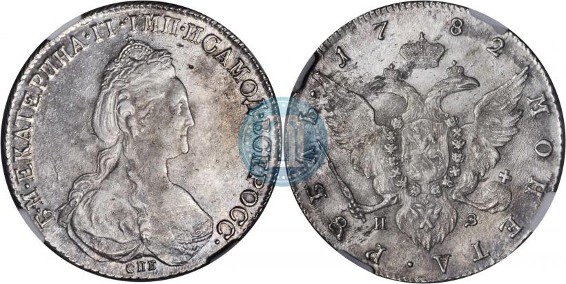 Picture 1 rouble 1782 year СПБ-ИЗ 