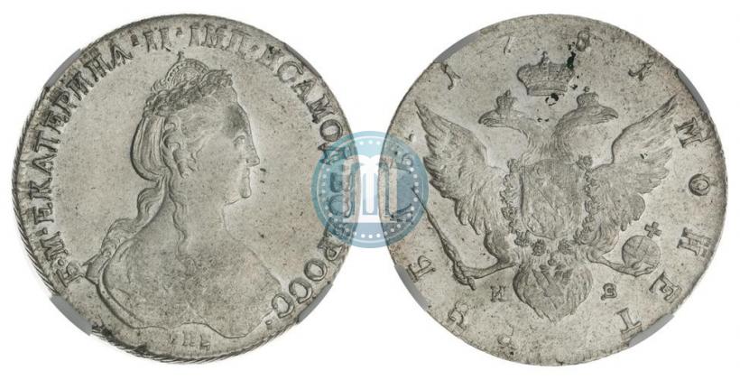 Picture 1 rouble 1781 year СПБ-ИЗ 